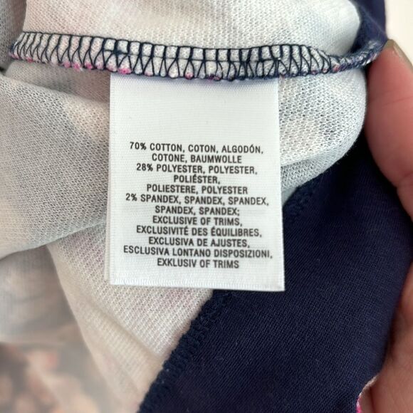 Anthropologie Women’s peplum flowers floral scalloped tank top size Medium EUC - Picture 6 of 11